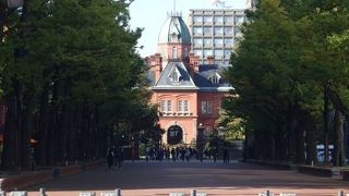 見事な赤レンガ