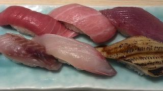 銀座で寿司