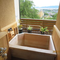 部屋の露天風呂。