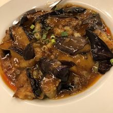 麻婆茄子…定食の主菜