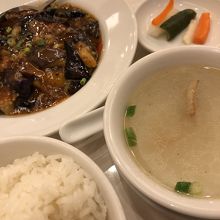 ランチセットでいただいた