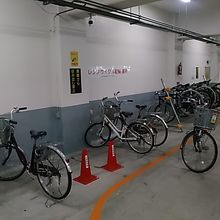 自転車は、ちょっと離れた市営駐輪場に停めてあります。