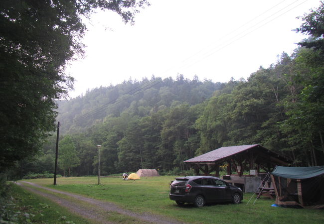 トムラウシ自然休養林野営場