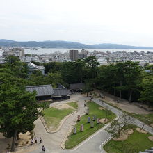 最上部より宍道湖側の眺め