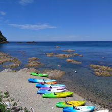 日本海側でこんな美しいブルーは見たことがありません