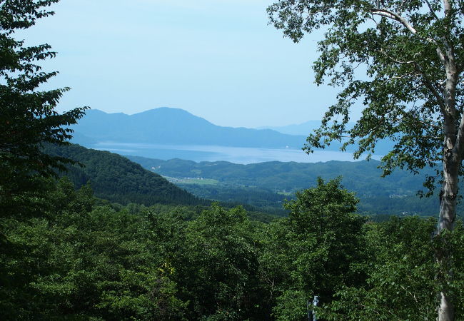 田沢湖の眺めが素晴らしい