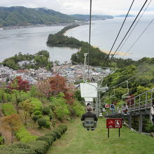 下りは天橋立を堪能しながら乗車可能