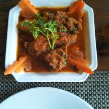 マトンのカレーも美味しい。
