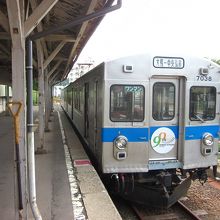 中央弘前駅構内　デハ７０００系