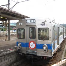 大鰐駅構内　デハ７０００系