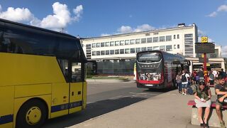 タリンよりも随分大きなバスターミナル