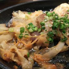 馬肉のホルモン焼き