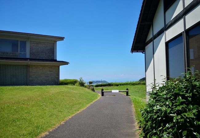 江ノ島が見えるロケーション