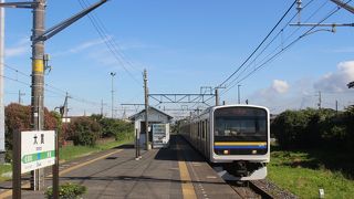 東京湾沿いを走るローカル線