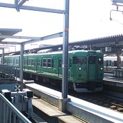2019年８月11日現在、東舞鶴７時59分発普通列車福知山行きは国鉄製の車両での運転でした