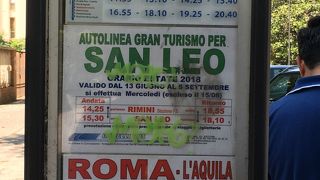 リミニ⇔サンマリノ線の注意事項