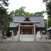 富良野市街にある神社