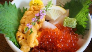 おいしい海鮮丼！