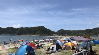 安心して海水浴ができます