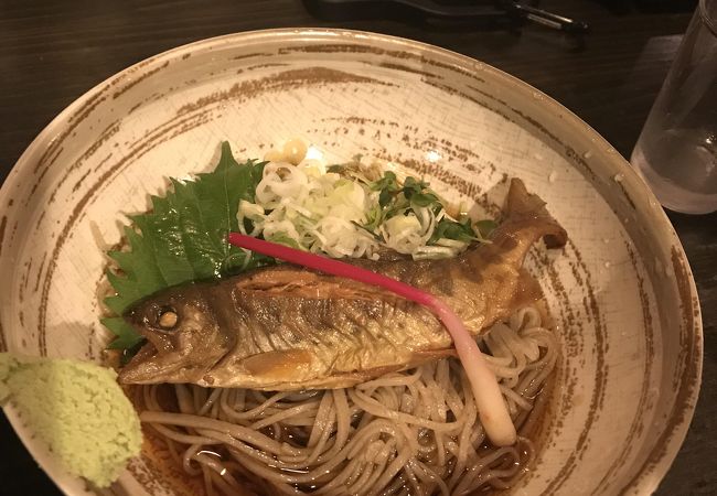 アマゴ蕎麦食べてみて