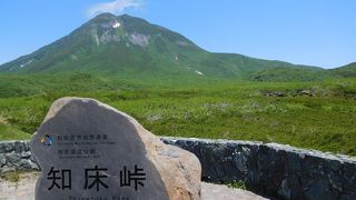 羅臼岳と国後島