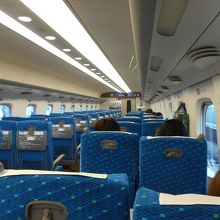 新横浜出発時でこんな感じ