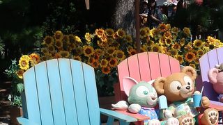 ダッフィーたちが現われる