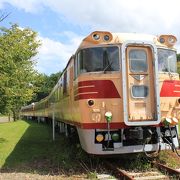 国鉄幌内線三笠駅跡地に造られた公園