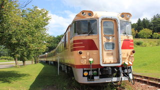 国鉄幌内線三笠駅跡地に造られた公園