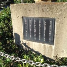 碑文の様子です。