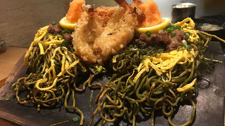 梅田で本格的瓦そば。