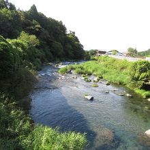 橋から望む芝川