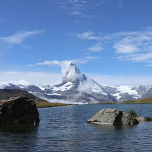 ポスター等によくある「逆さマッターホルン」のアングルはコチラ