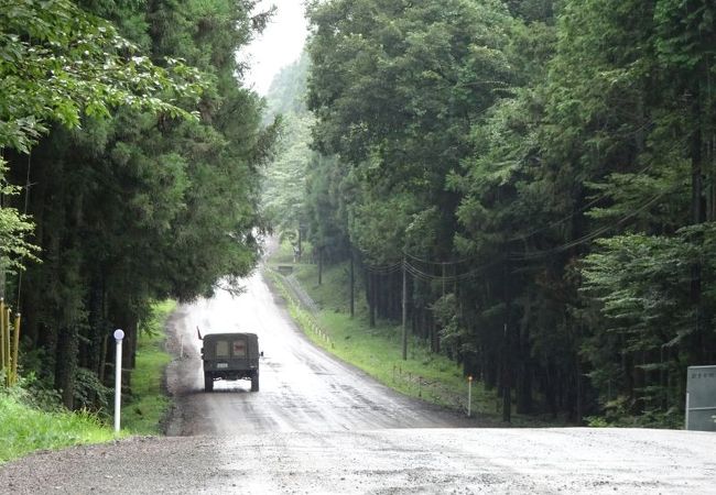 富士山麓の演習場