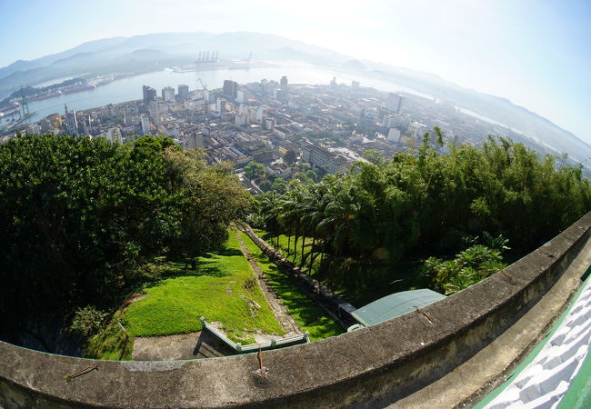 サッカーの神様：ペレ＆ブラジルの至宝：ネイマールが育った街『サントス』を一望に見渡せる丘（Monte serrat/Santos/Sao Paulo）
