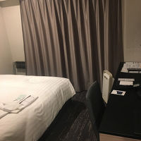 部屋は狭い。というか普通にビジネスホテル