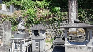 お城が見える高台