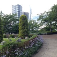 緑が多く配置されています。