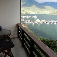 フィヨルド・ビューのバルコニー