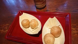 可愛いつぶら餅