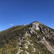 秋晴れの金峰山