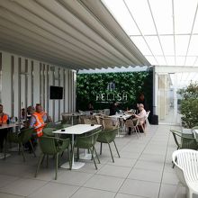 日当たりもよく気持ちの良いスペース