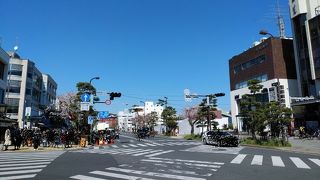 鶴岡八幡宮に続く道