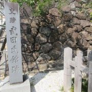 神社のところに