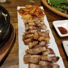 すべて店員さんが焼いてくれます