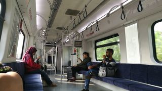 マラッカに行くＴＢＳバスターミナルに行くにはこの電車を利用します
