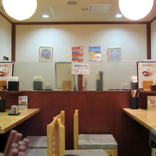 １番街店とは違って、ゆったりできます