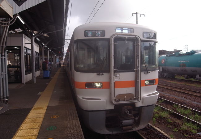 ちょっと寂れたＪＲ関西本線の駅