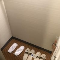 使い捨てスリッパもあり