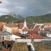 室内からホーエンシュヴァンガウ方面をのぞむ